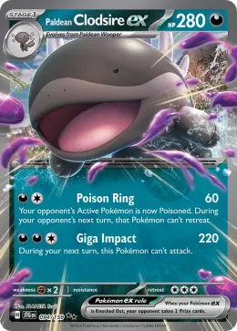 Paldean Clodsire ex card