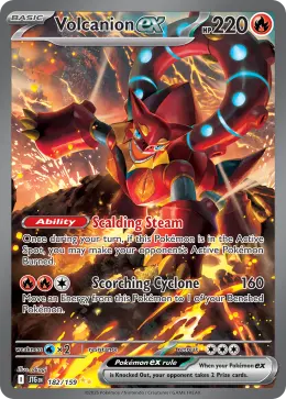 Volcanion ex card
