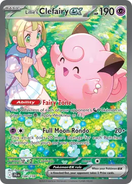 Lillie's Clefairy ex card