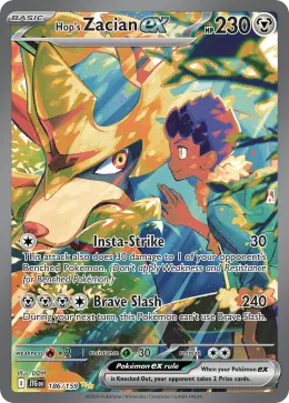 Hop's Zacian ex card