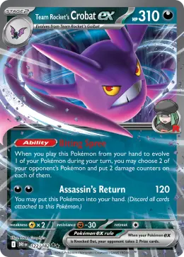 Team Rocket's Crobat ex card