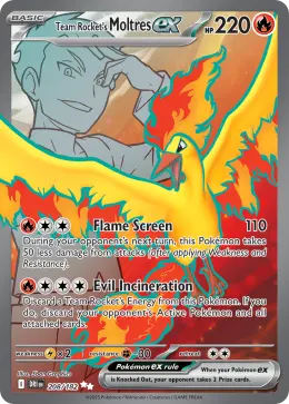 Team Rocket's Moltres ex card