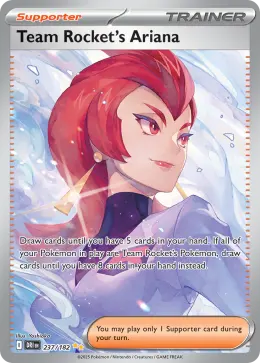 Team Rocket's Ariana card