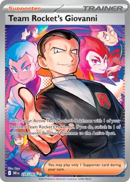 Team Rocket's Giovanni card