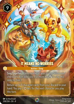 It Means No Worries card