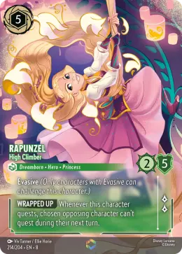 Rapunzel card