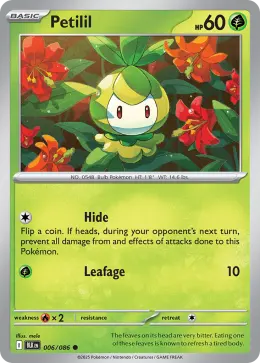 Petilil card