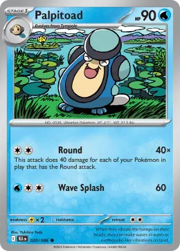 Palpitoad card