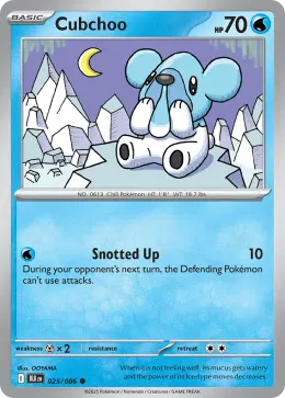 Cubchoo card