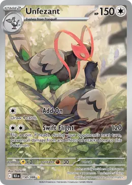 Unfezant card
