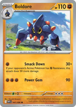 Boldore card