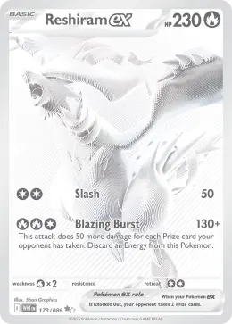 Reshiram ex card