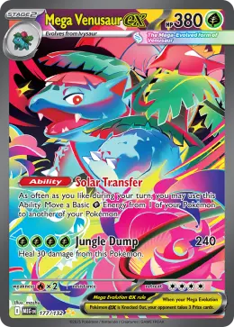 Mega Venusaur ex card