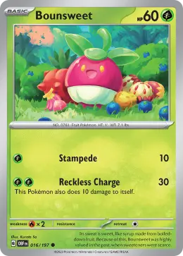 Bounsweet card