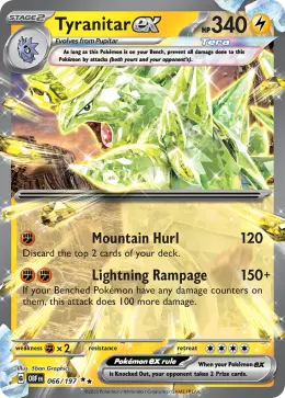 Tyranitar ex card