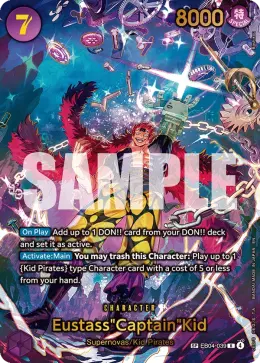 Eustass"Captain"Kid card