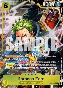 Roronoa Zoro card