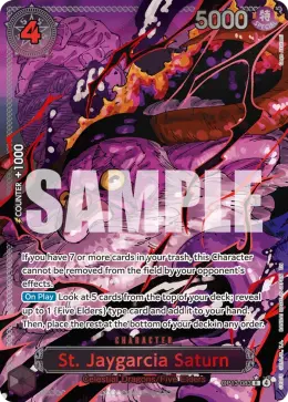 St. Jaygarcia Saturn card
