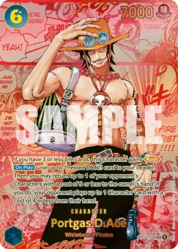 Portgas.D.Ace card