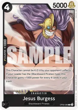 Jesus Burgess card