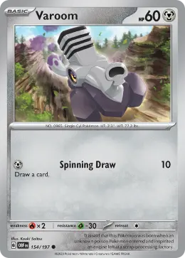Varoom card