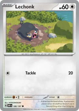 Lechonk card