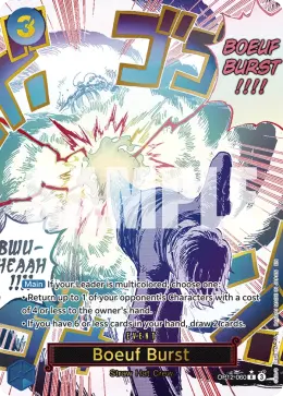 Boeuf Burst card