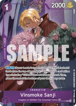 Vinsmoke Sanji card