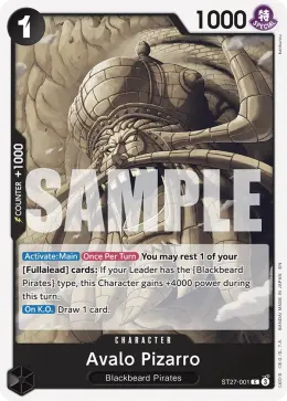 Avalo Pizarro card