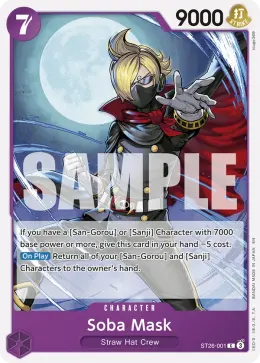 Soba Mask card