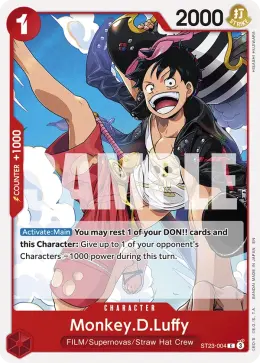 Monkey.D.Luffy card