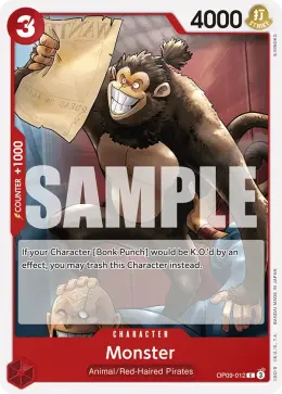 Monster card