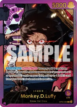Monkey.D.Luffy card