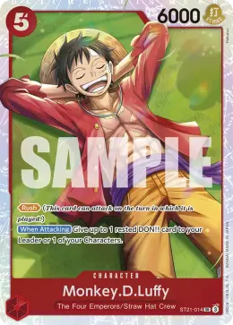 Monkey.D.Luffy card