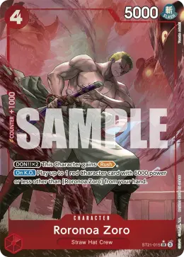 Roronoa Zoro card