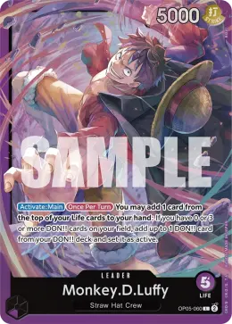 Monkey.D.Luffy card