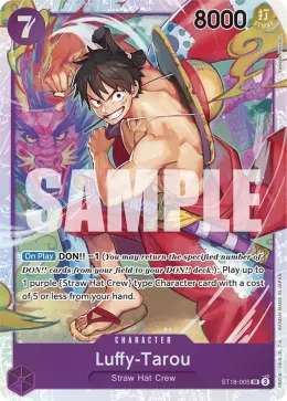 Luffy-Tarou card
