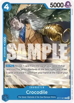 Crocodile card