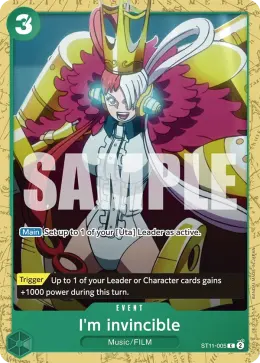 I'm invincible card
