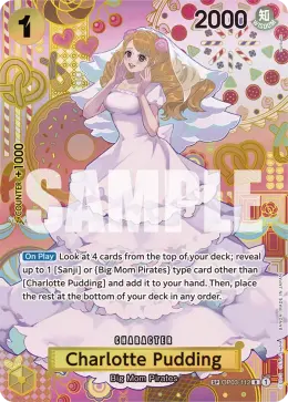 Charlotte Pudding card
