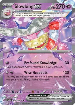 Slowking ex card