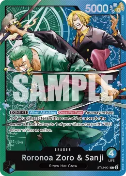 Roronoa Zoro & Sanji card
