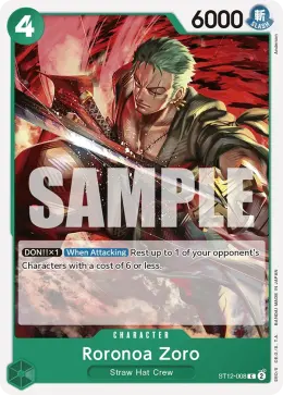 Roronoa Zoro card