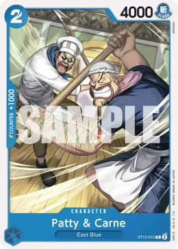 Patty & Carne card