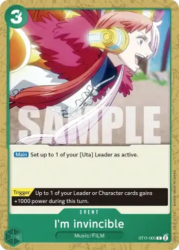 I'm invincible card