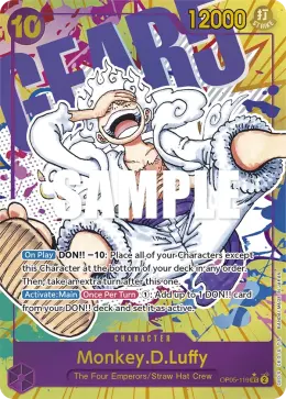 Monkey.D.Luffy card