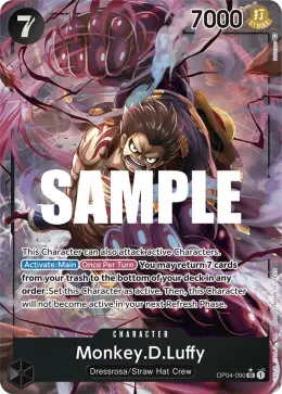 Monkey.D.Luffy card