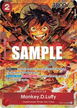 Monkey.D.Luffy card