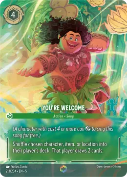 You're Welcome card