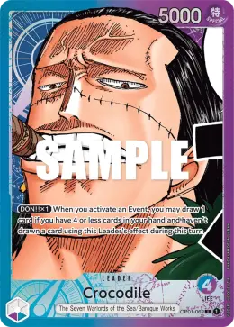 Crocodile card